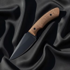 MCK-14 CUSTOM HANDMADE 3V STEEL SKINNER KNIFE WITH G10 SHEATH HANDLE WITH PURE LEATHER SHEATH